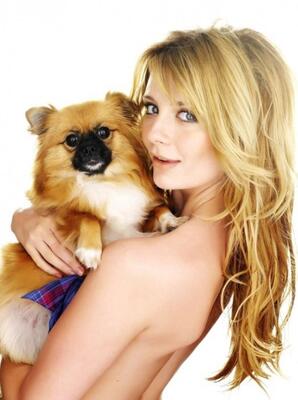 画像のタグ: Skinny, Blonde, Dog